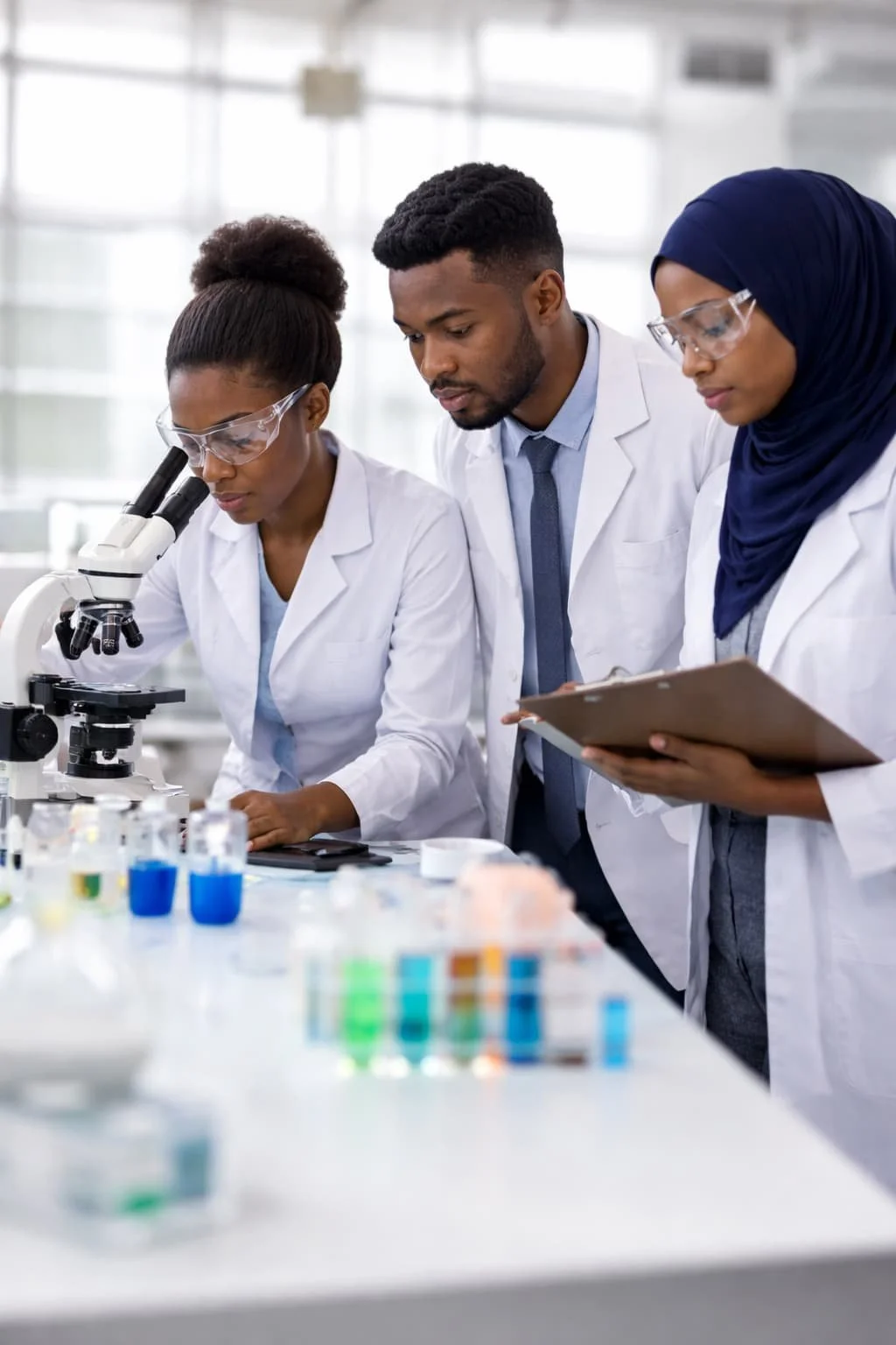 Laboratory, research and PhD study